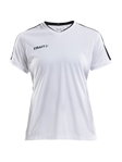 Craft Sport-Shirt Progress Practise (100% Polyester) weiss Damen